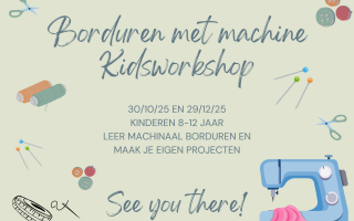 Workshop borduren KIDS - 30 oktober 2025