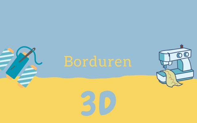 Webfoto 3D borduren