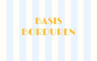 Workshop Borduren basis - 30 april 2026